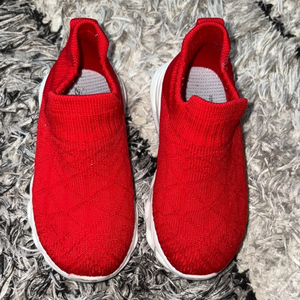 Red Kids Slip-On Shoes